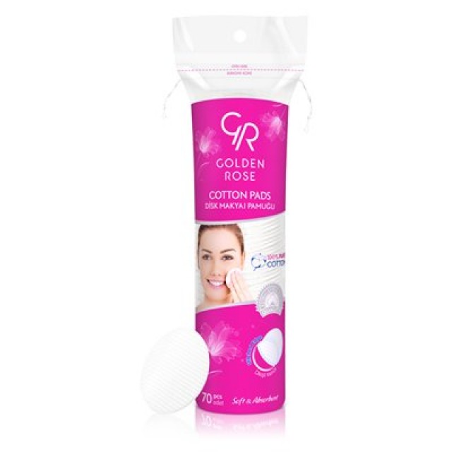 GOLDEN ROSE Cotton Pads - 70 τεμάχια